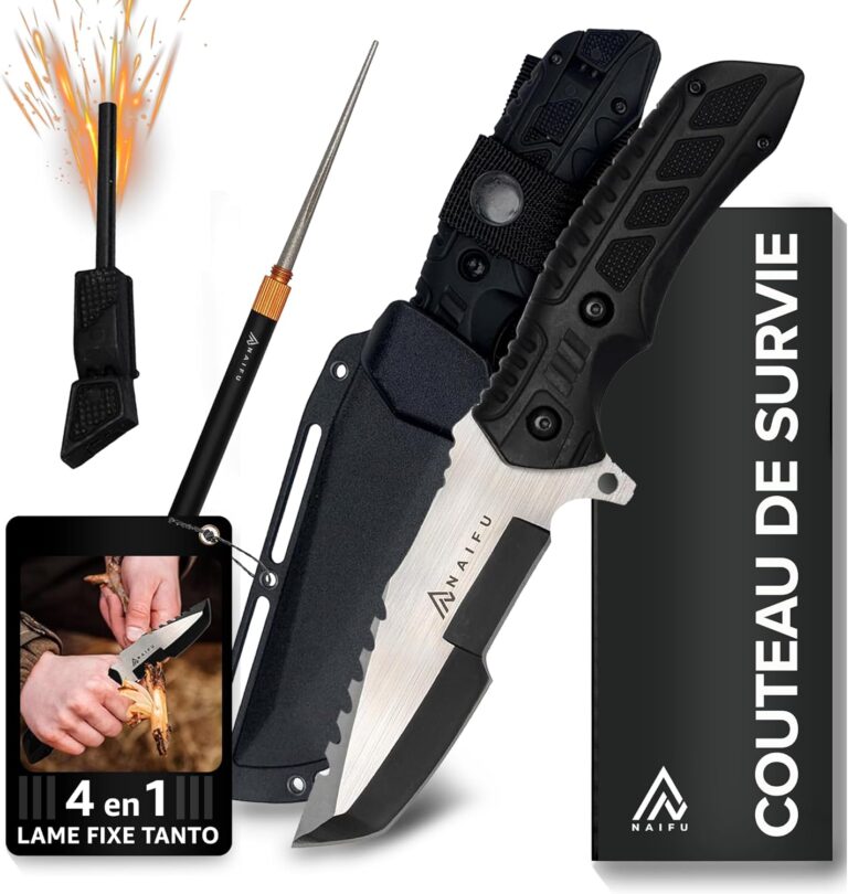 Affrontez la Nature : Le Meilleur Couteau de Survie Naifu, Incontournable Pour vos Aventures!
