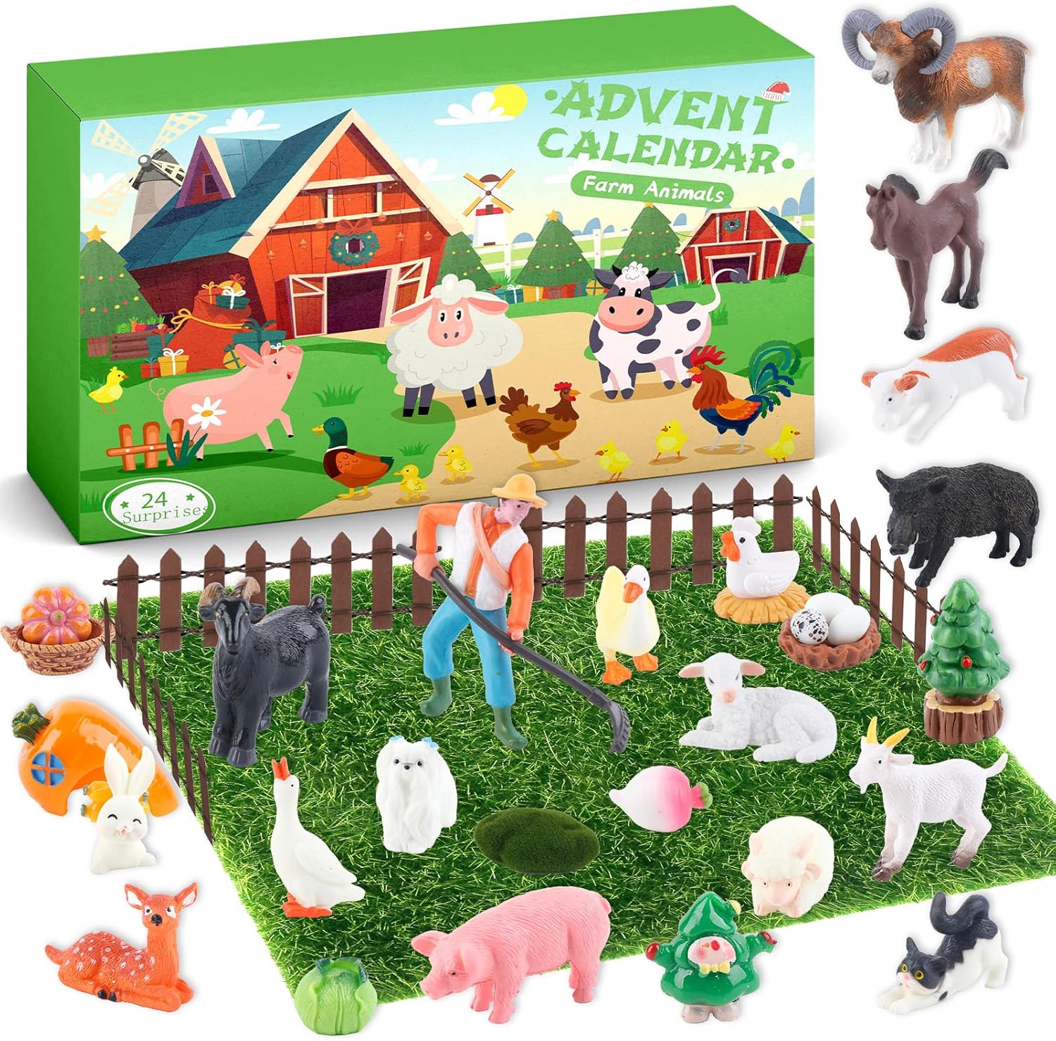 Décomptez Noël avec le Meilleur Calendrier de l'Avent Animaux de la Ferme 2025!