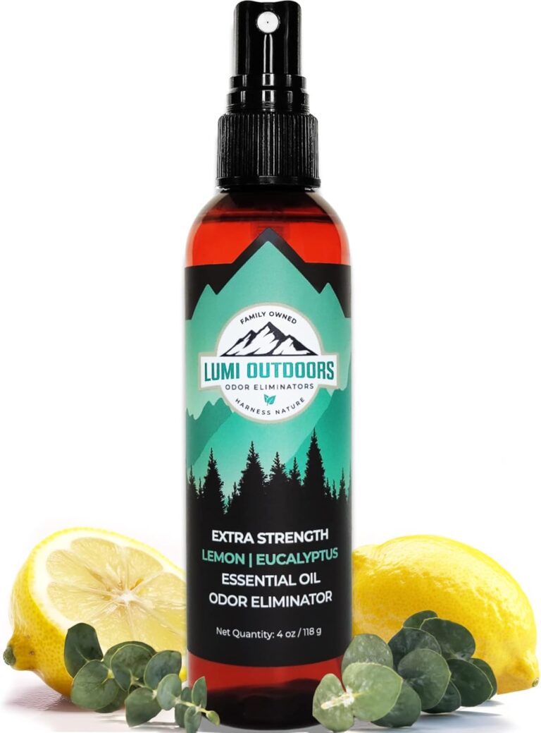 Dites Bye-Bye aux Odeurs : Le Spray Éclatant Lumi Outdoors à l'Eucalyptus et Lemongrass!