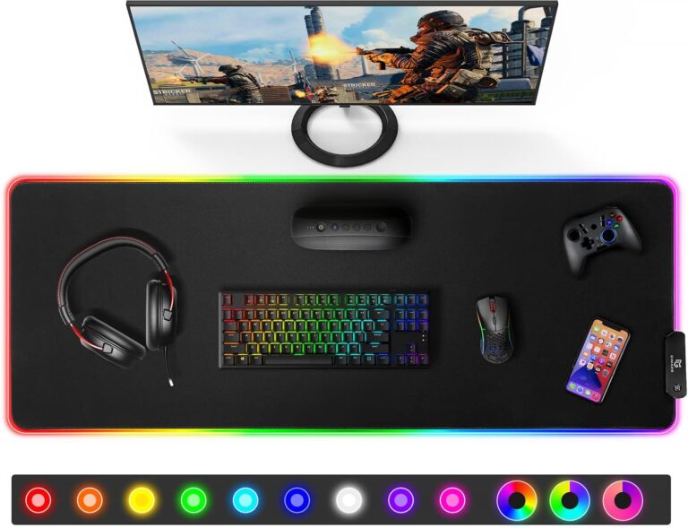 Gimars XXL : Le Tapis de Souris RGB qui Réveille Votre Setup Gamer !