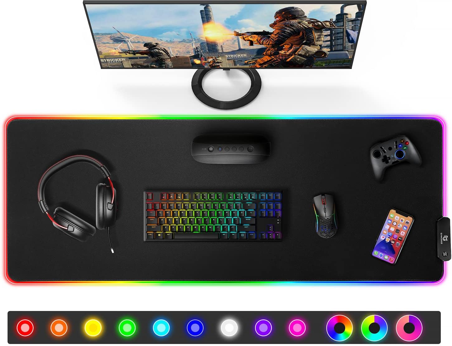 Gimars XXL : Le Tapis de Souris RGB qui Réveille Votre Setup Gamer !