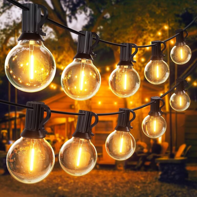Illuminez vos Soirées : La Meilleure Guirlande Guinguette Extérieure de 30m!