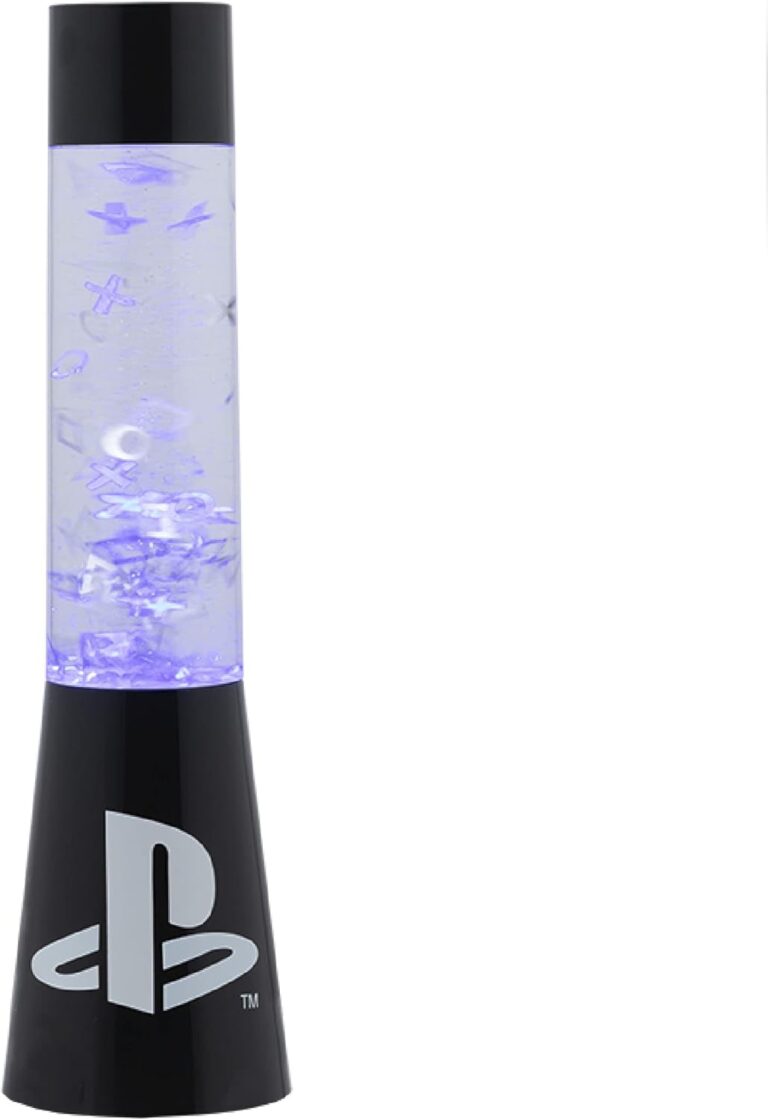 Illuminez Votre Game Room : La Lampe Liquide Glitters PlayStation !