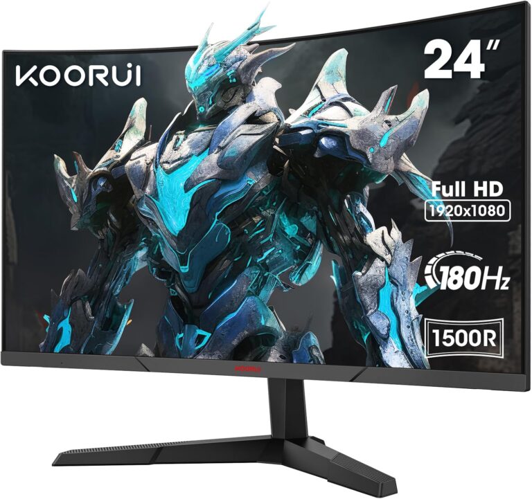 KOORUI 24'' : Le Meilleur Écran Gamer Incurvé à 180Hz!