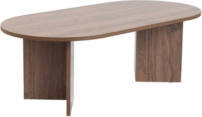 La Table à Café idéale : Élégance et Style en Noyer à Petit Prix!