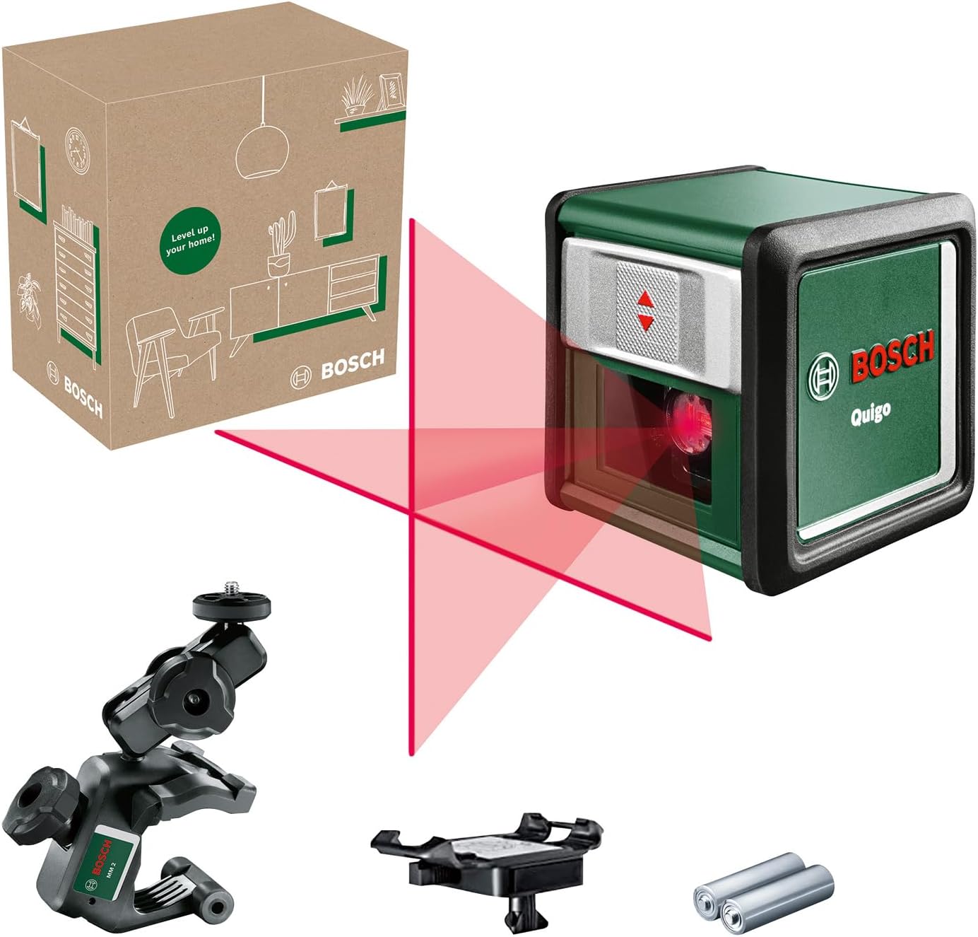 Laser Bosch Quigo : L'Alignement Précis Simplifié!