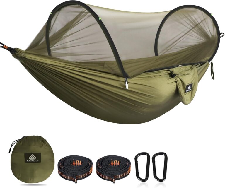 Le Hamac de Camping NATUREFUN : Ultra-Léger & Anti-Moustiques, Votre Meilleur Allié Aventure!
