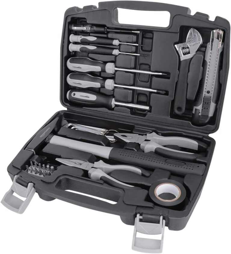 Le kit d'outils Amazon Basics : 32 pièces indispensables pour tous vos projets!