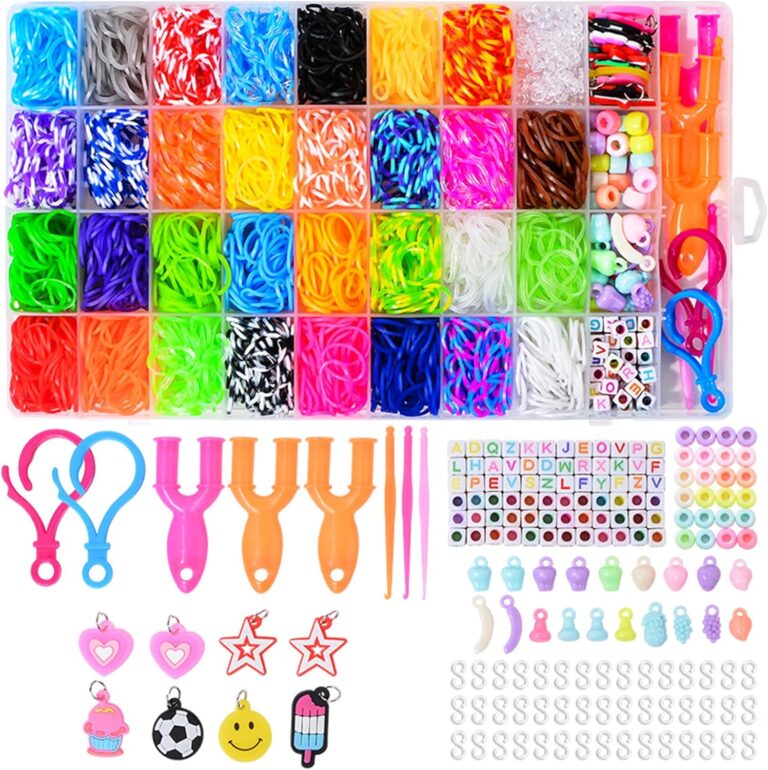 Le Kit Élastique Ultime : 2500 Bracelets Colorés pour Petits Créateurs !