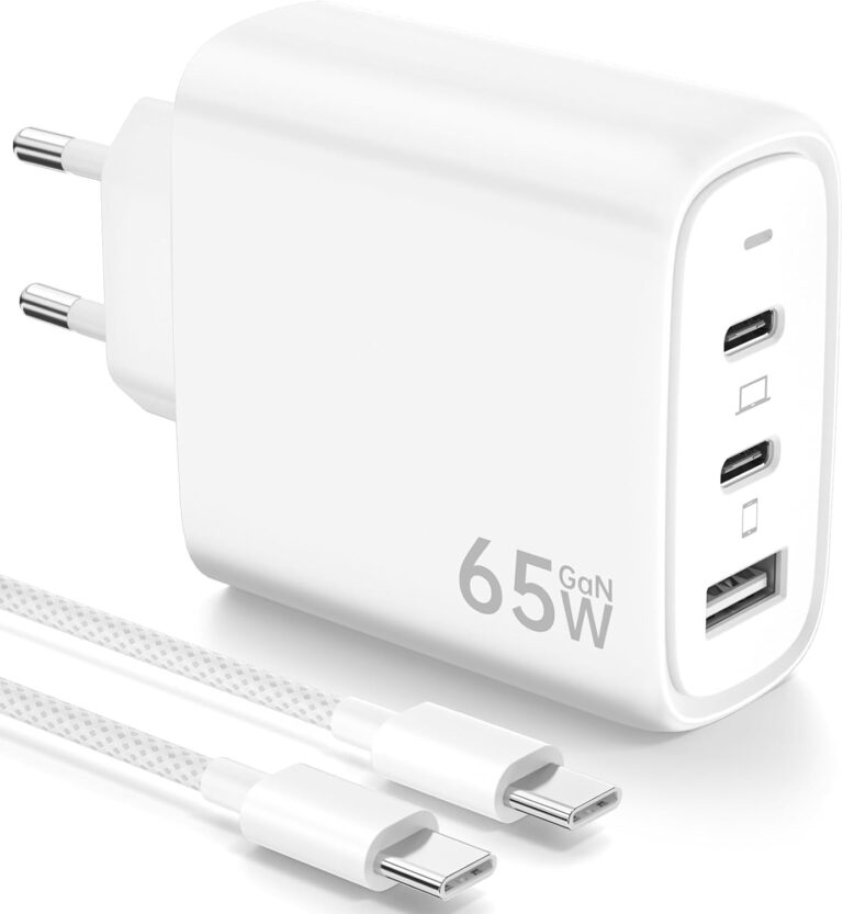 Le Meilleur Chargeur Rapide 65W : GaN, 3 Ports & Câble Inclus !