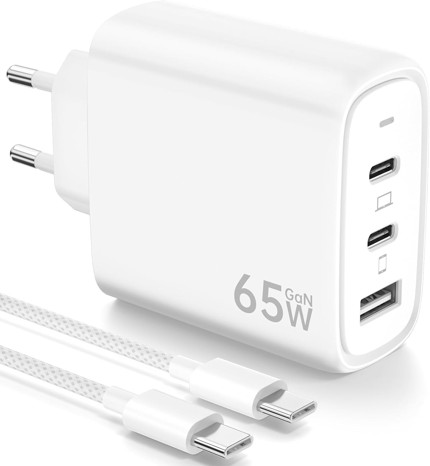 Le Meilleur Chargeur Rapide 65W : GaN, 3 Ports & Câble Inclus !