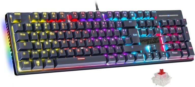 Le Meilleur Clavier Gamer : Spirit Of Gamer XPERT K250, RGB et Mécanique au Top!