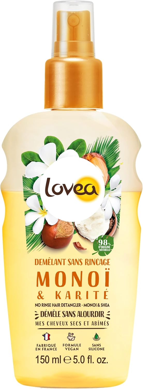 Le Meilleur Démêlant Naturel pour Cheveux: LOVEA au Monoï & Karité!