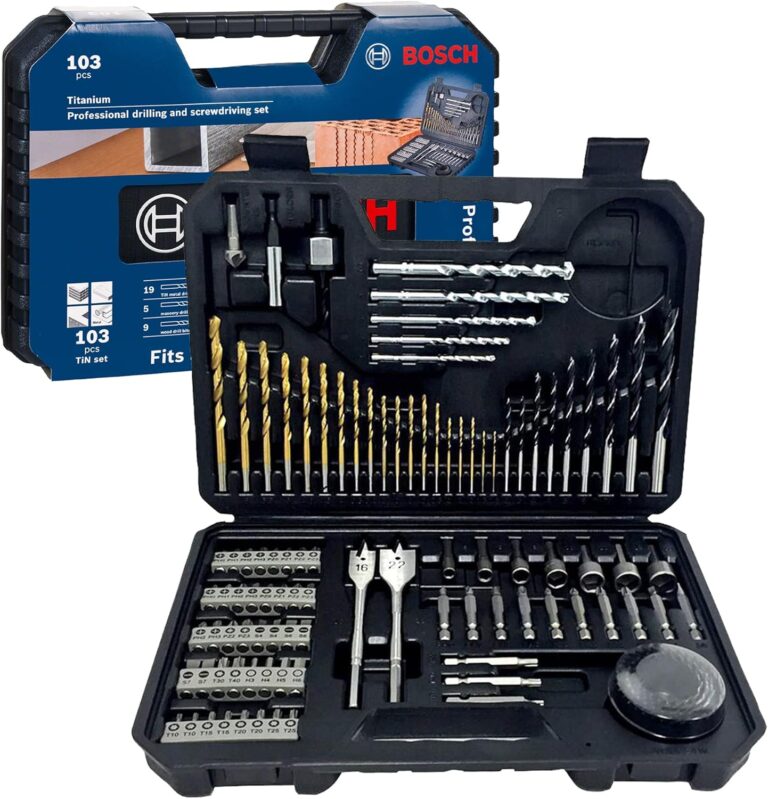 Le Meilleur Kit de Forêts et Embouts: Bosch 103 Pièces pour Tous Vos Projets!