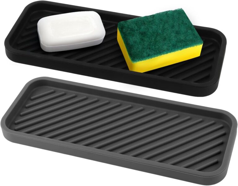 Le Meilleur Organiseur d'Évier en Silicone : 2 Tapis Pratiques pour une Cuisine Rangée !