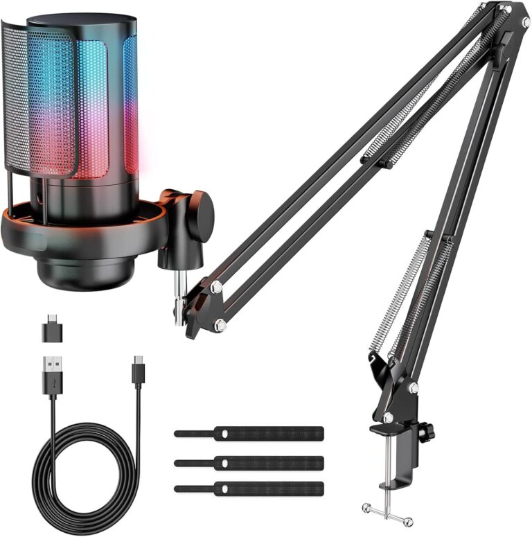 Le Micro Gaming RGB qui Déchire : La Meilleure Option pour Vos Streams et Podcasts!