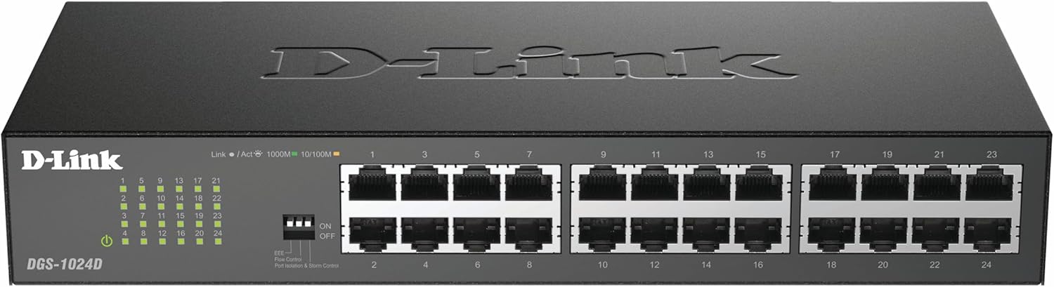 Le Switch D-Link DGS-1024D : Le Meilleur pour Réseaux Efficaces à la Maison et au Bureau !