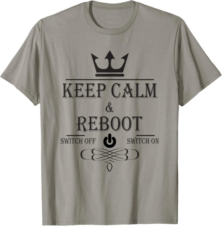 Le T-Shirt Geek Ultime : Restez Cool et Redémarrez !