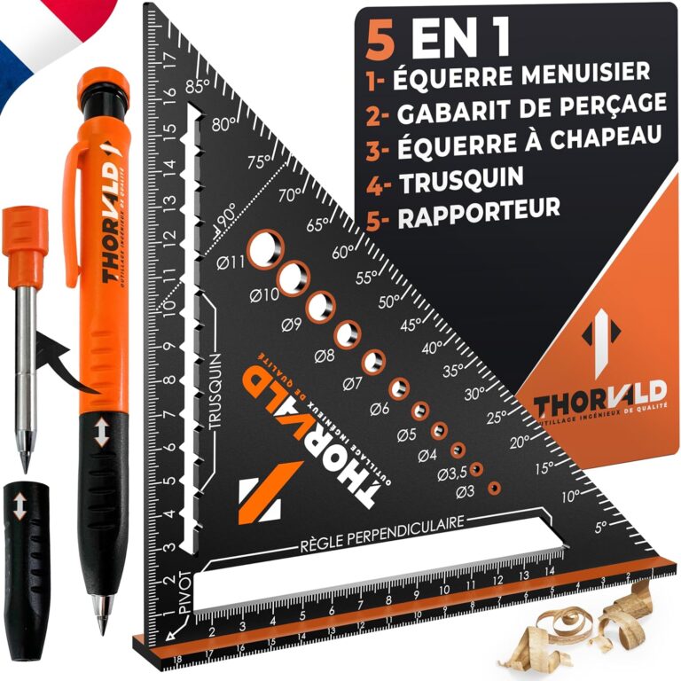 L'Equerre Magique : THORVALD 5 en 1 pour Menuisiers !