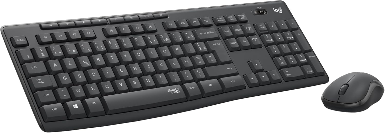 Logitech MK295 : Le Duo Silencieux pour Travailler en Paix !