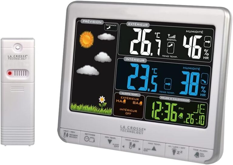 Météo Stylée : La Meilleure Station La Crosse pour des Prévisions Colorées!