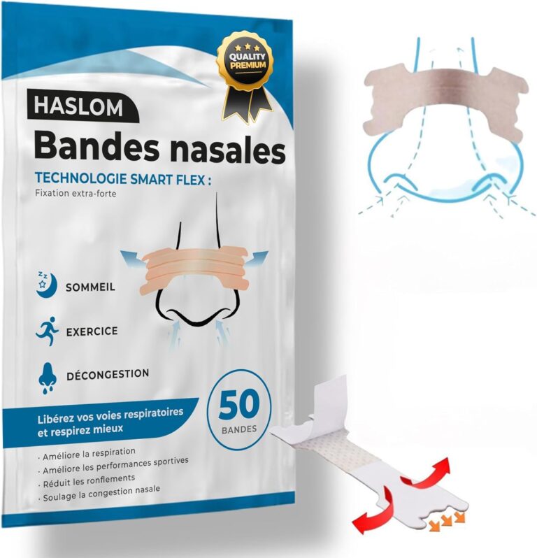 Respirez Mieux : Les 50 Bandelettes Nasales Anti-Ronflement qui Changent Tout!