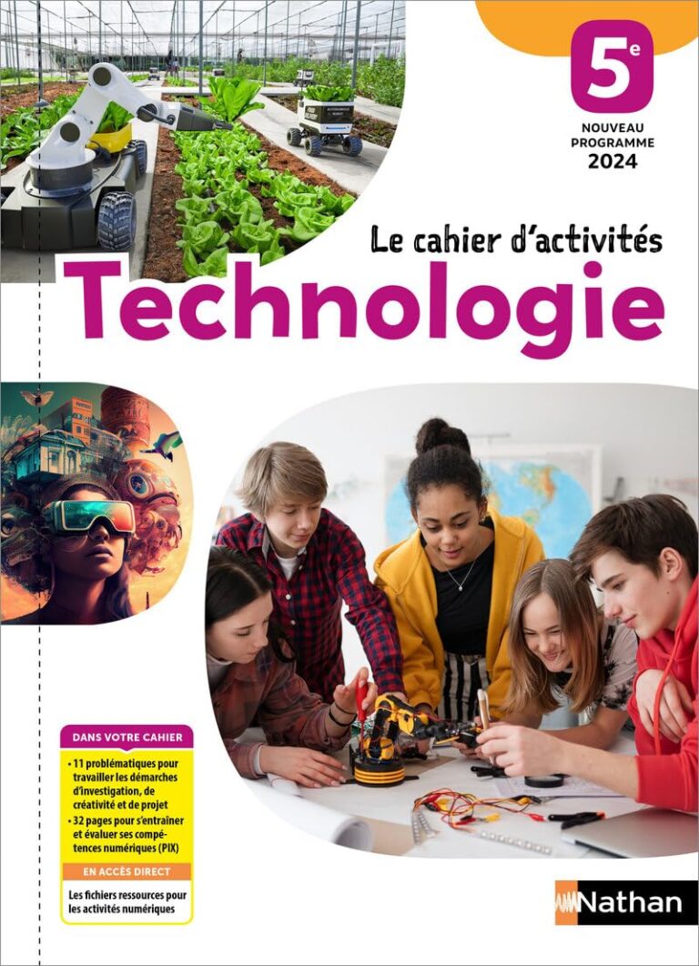 Top 5 des Cahiers d'Activités en Technologie pour les Collégiens : Le Guide Ultime!