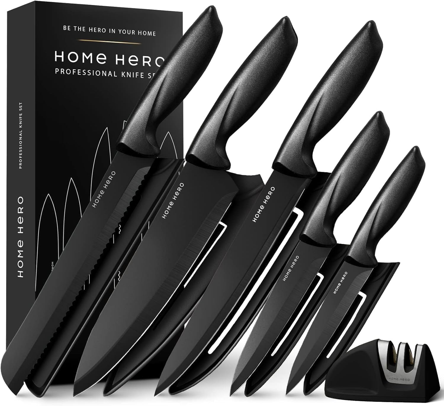 Trancher Comme un Pro : L'Ensemble de Couteaux Home Hero à Ne Pas Manquer!