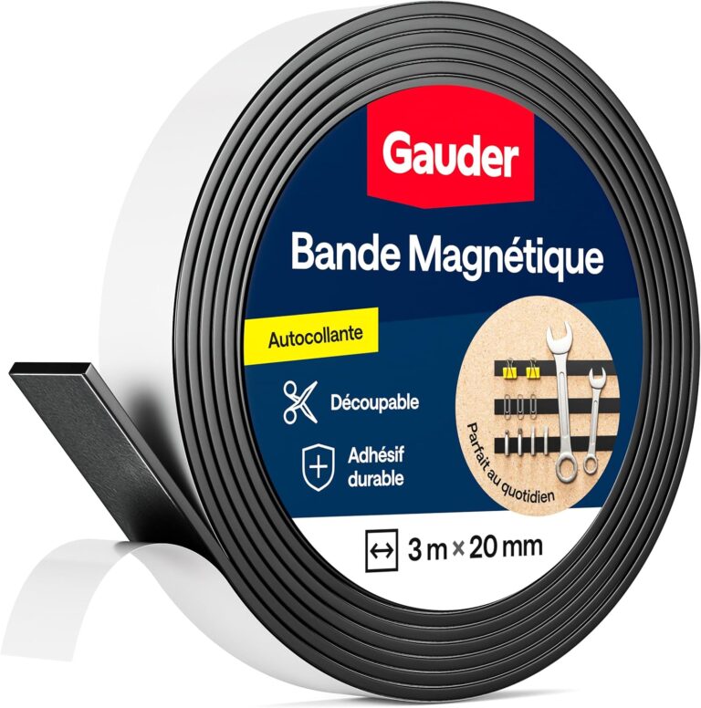 Accrochez-vous ! Le Meilleur Ruban Magnétique Adhésif à Découvrez