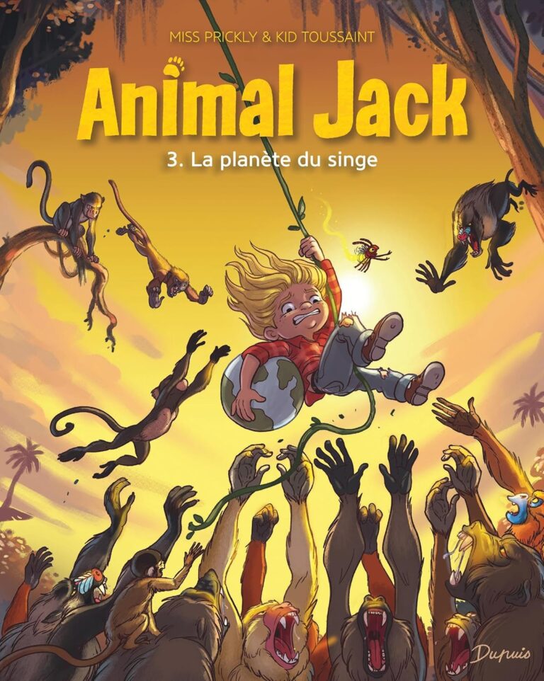 Animal Jack - Tome 3 : Découvrez la planète du singe, un must pour les jeunes aventuriers!