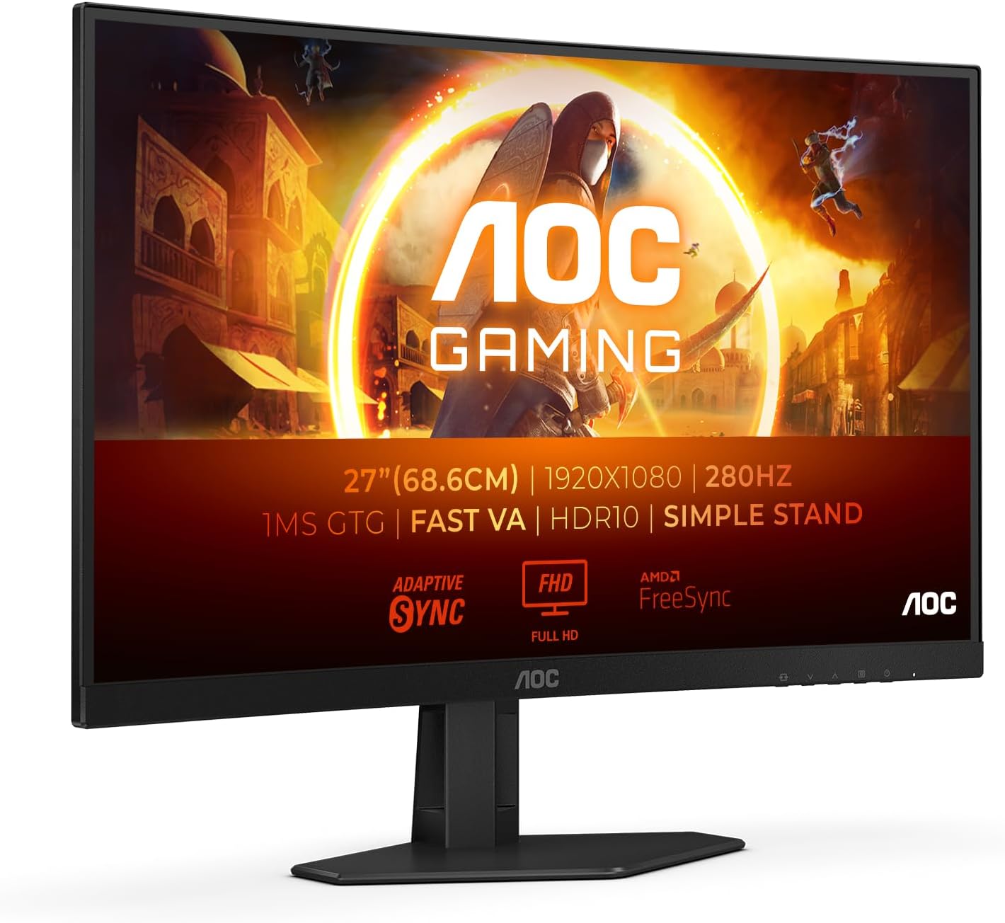 AOC Gaming C27G4ZXED : Le Moniteur FHD Courbé Indispensable pour Gamers !