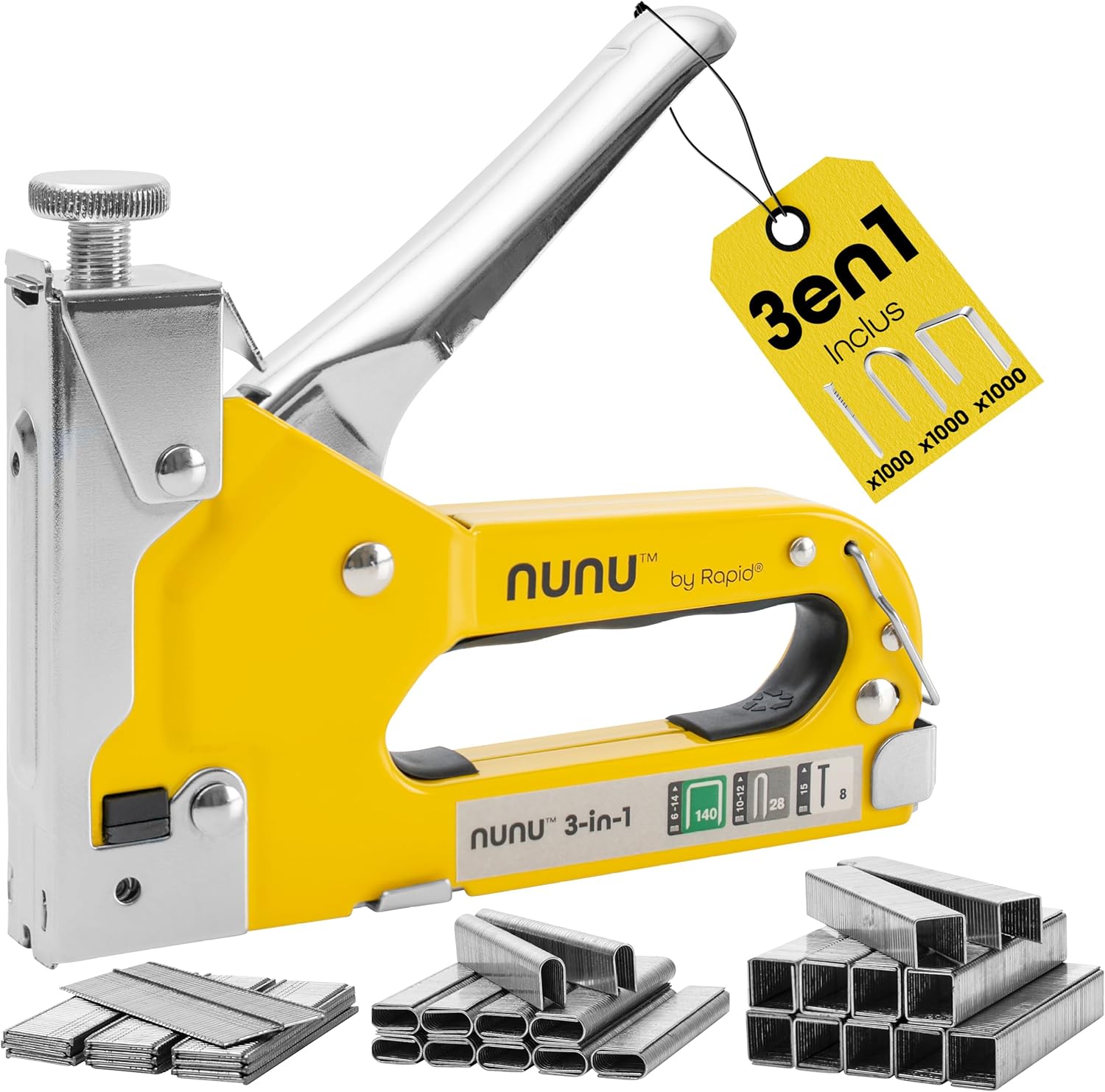 Boostez Vos Bricolages : L’Agrafeuse 3-en-1 Rapid NUNU, La Meilleure Allie de Votre Créativité!