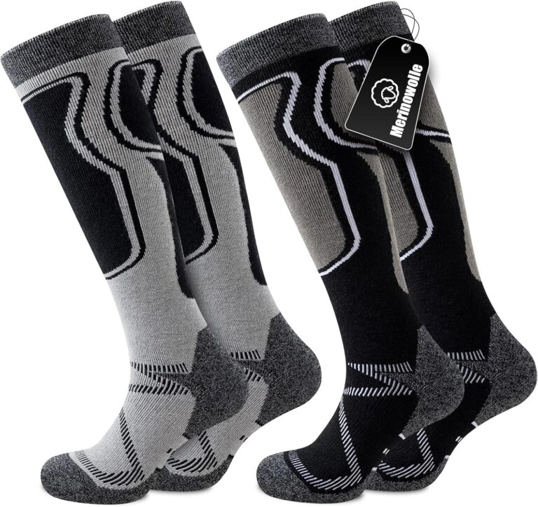 Chaussettes de Ski en Laine Mérinos : Le Meilleur Isolant pour vos Aventures d'Hiver!