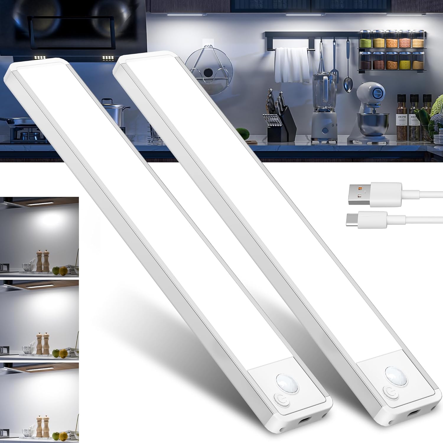 Éclairez Votre Cuisine : La Meilleure Barre LED Détecteur de Mouvement!
