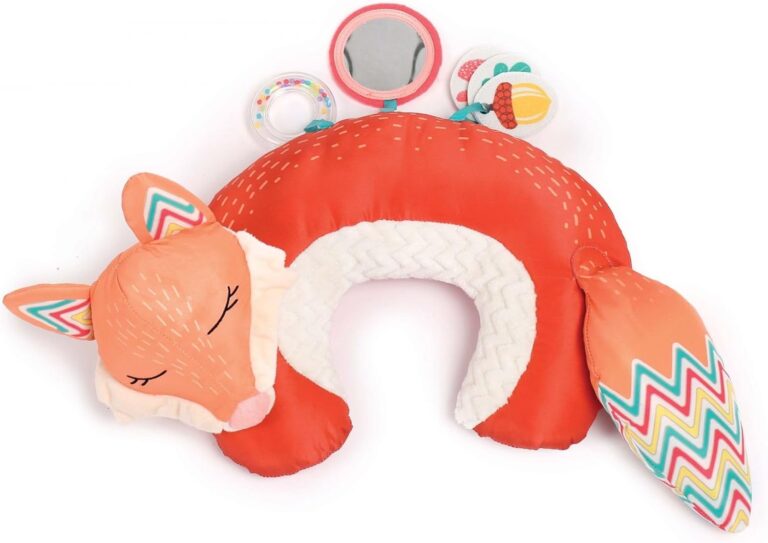 Coussin Renard LUDI : Le Meilleur Compagnon d'Éveil pour Bébé !
