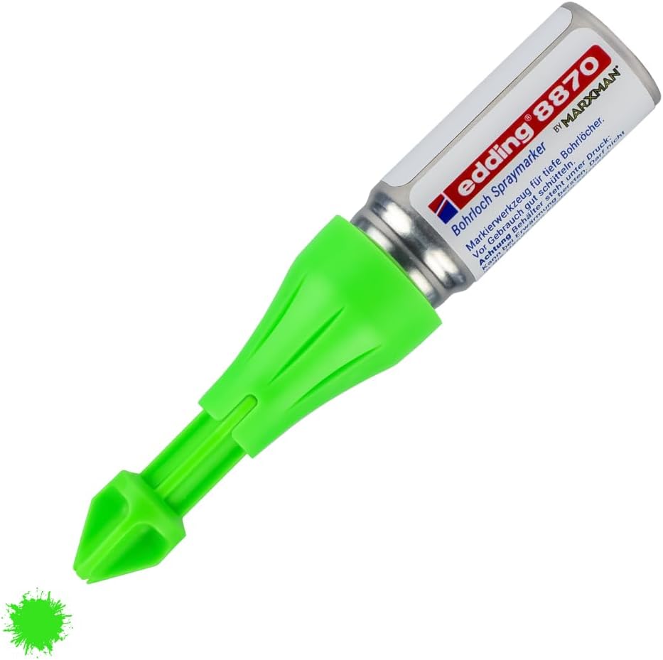 Décollez vos marquages avec le Marxman Edding : le meilleur spray fluorescent pour forage !