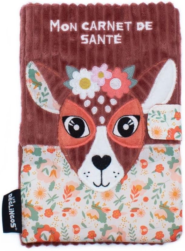 Doudou Fun & Écolo : Le Protège Carnet de Santé Mélimélos la Biche !