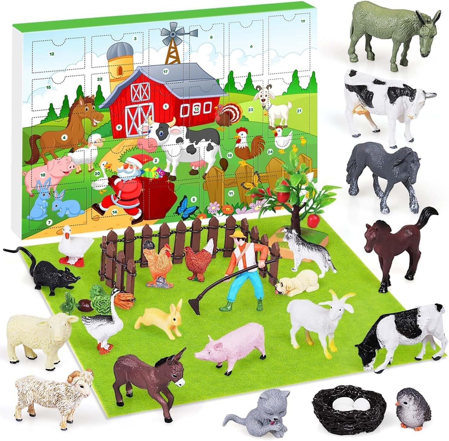 Le Calendrier de l'Avent qui Fait Mouche : Animaux de la Ferme pour Enfants !