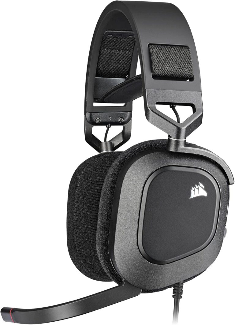 Le Casque Gaming Premium Corsair HS80 : Son Surround et Confort Ultime!