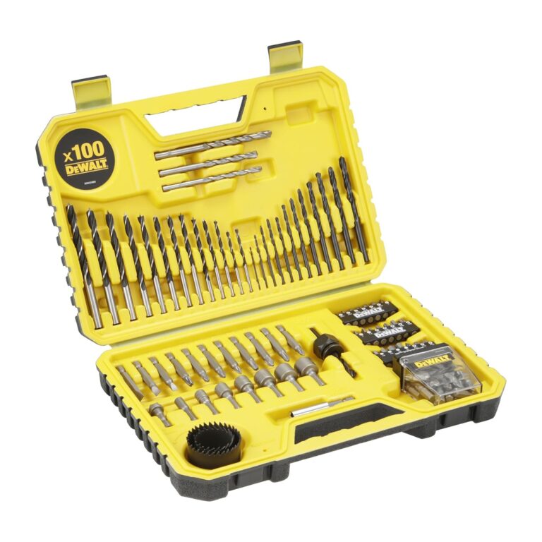 Le Coffret DEWALT : Les 100 Indispensables pour Perçage et Vissage!