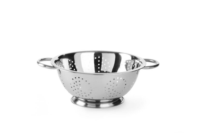 Le Meilleur Égouttoir en Inox : HENDI pour des Pâtes Parfaites et Fruits Croquants!