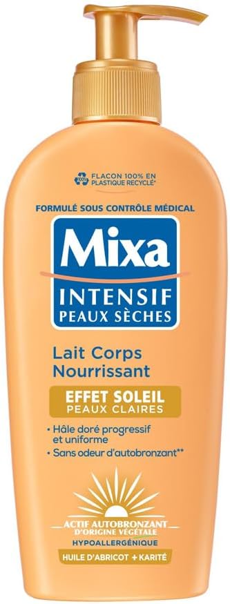 Le Meilleur Lait Corps Autobronzant : Mixa Intensif pour un Hâle Doré et Naturel !