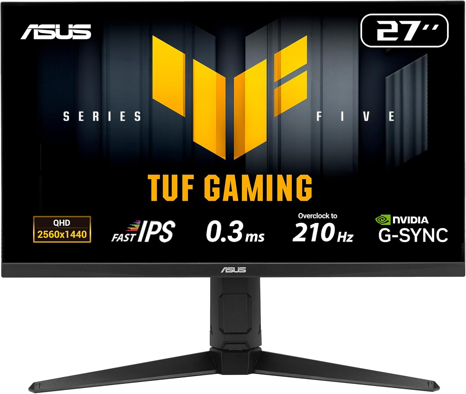 Le Moniteur Gaming ASUS TUF VG27AQL5A : QHD et 210Hz pour des Parties Épiques!