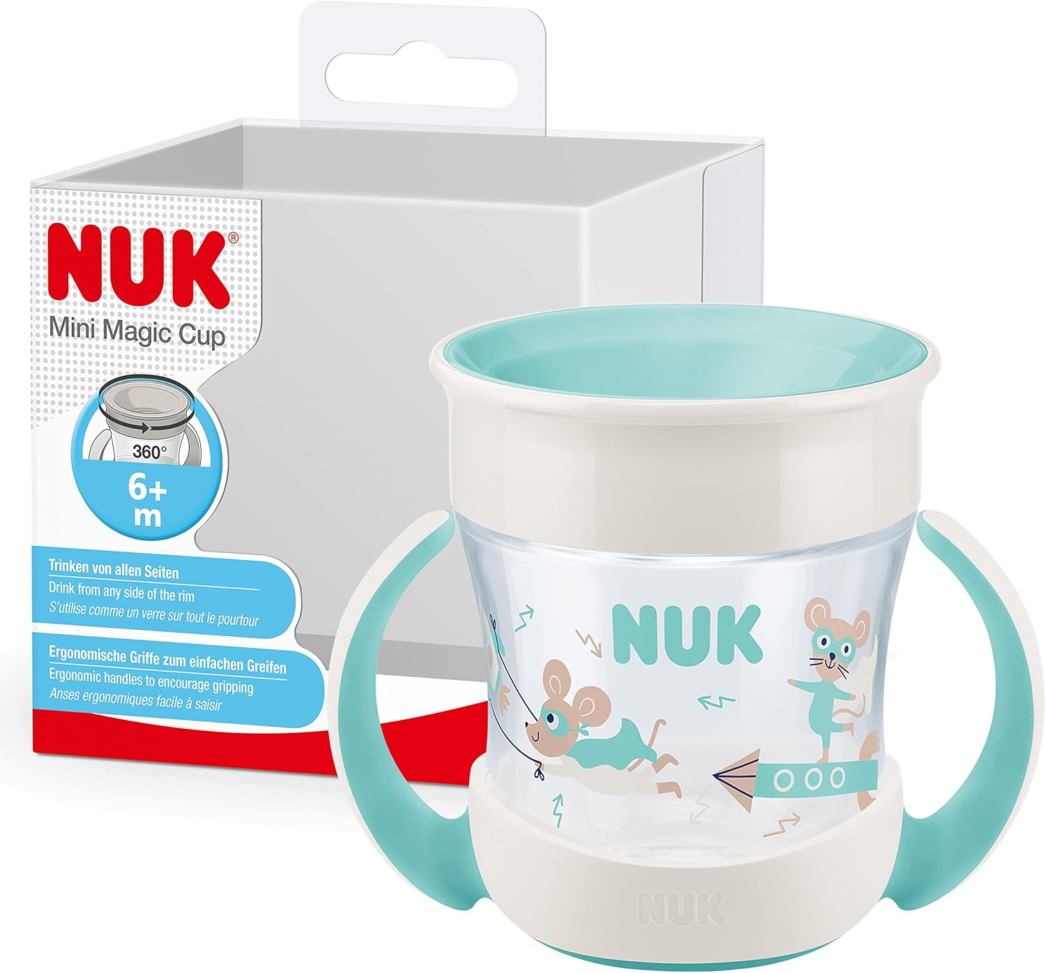 Le NUK Mini Magic Cup : La Tasse Antifuite Parfaite Pour Bébé !