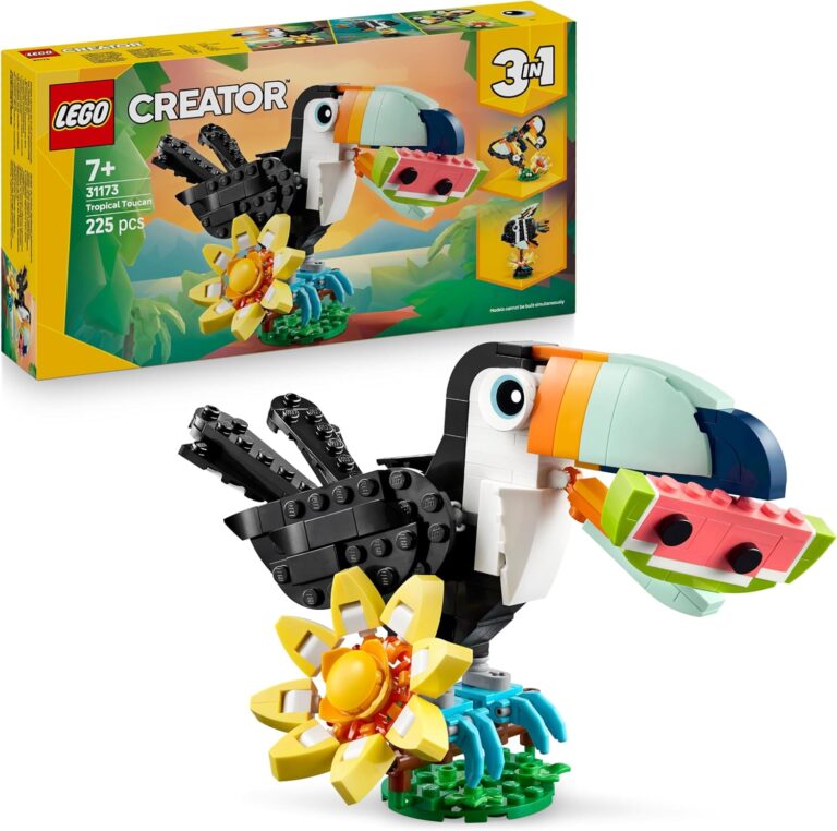 LEGO Creator 3-en-1: Le Toucan Tropical, le Meilleur Jouet Transformable pour Enfants!