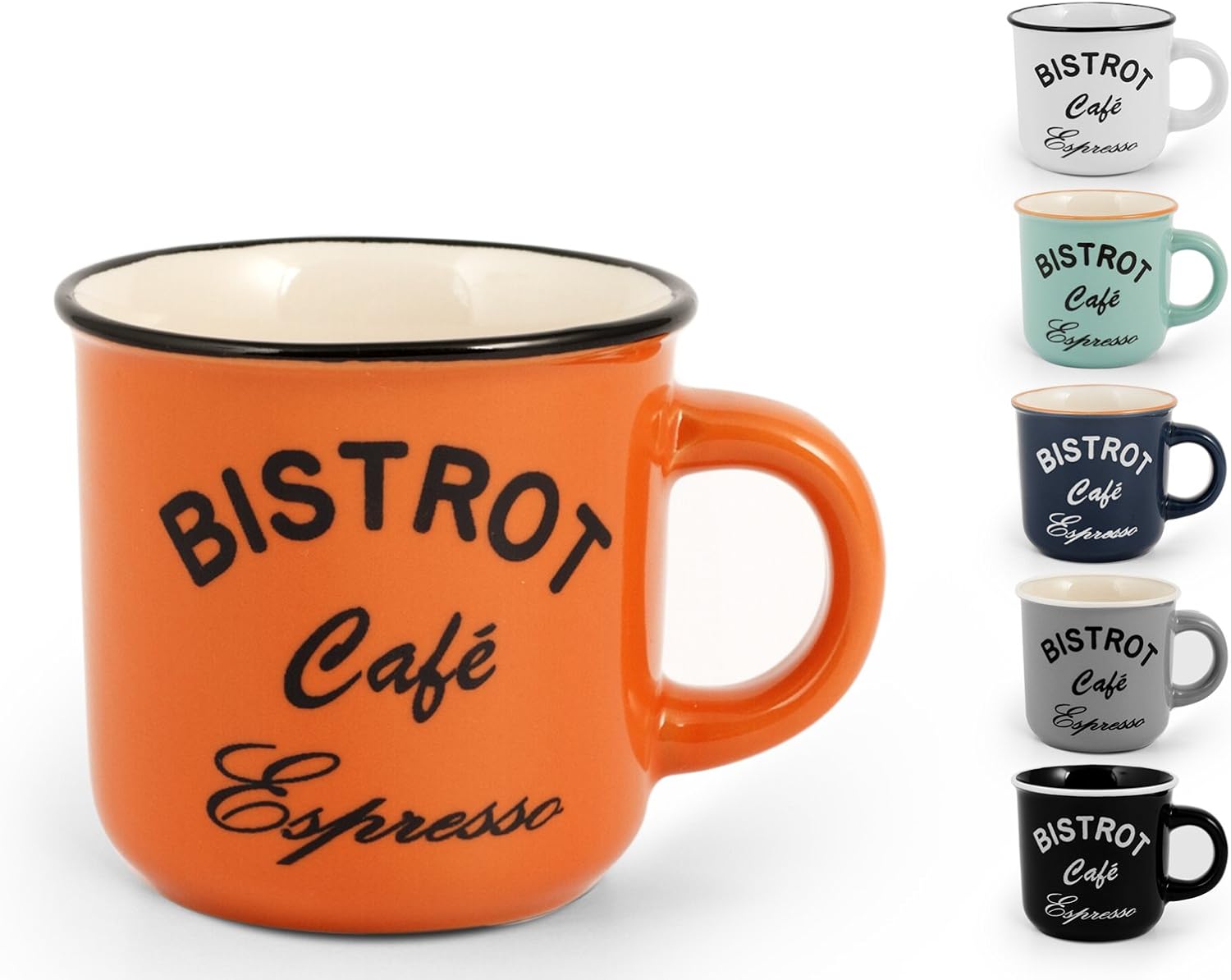 Les Meilleures Tasses à Café : Home Grès - 6 Bistrot de Stoneware!