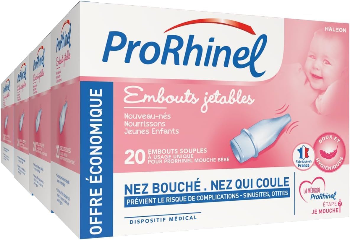 Les Meilleurs Embouts Jetables Prorhinel : Dites Adieu au Nez Bouché de Bébé!
