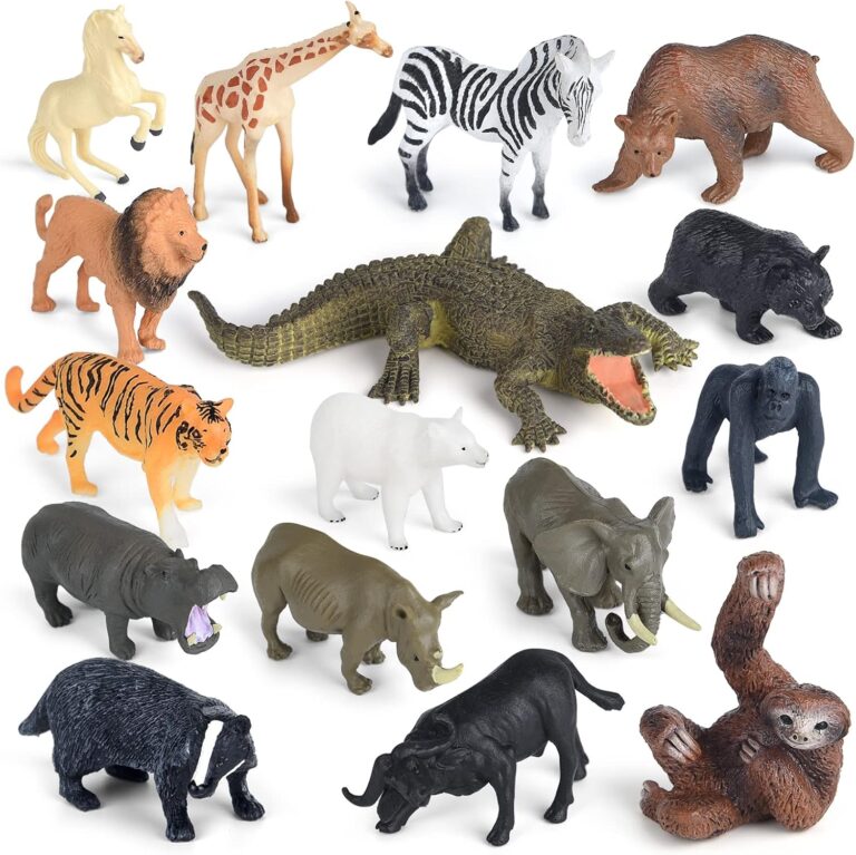 Les Meilleurs Figurines Animaux Safari : 16 Pcs d'Aventure pour Vos Fêtes !