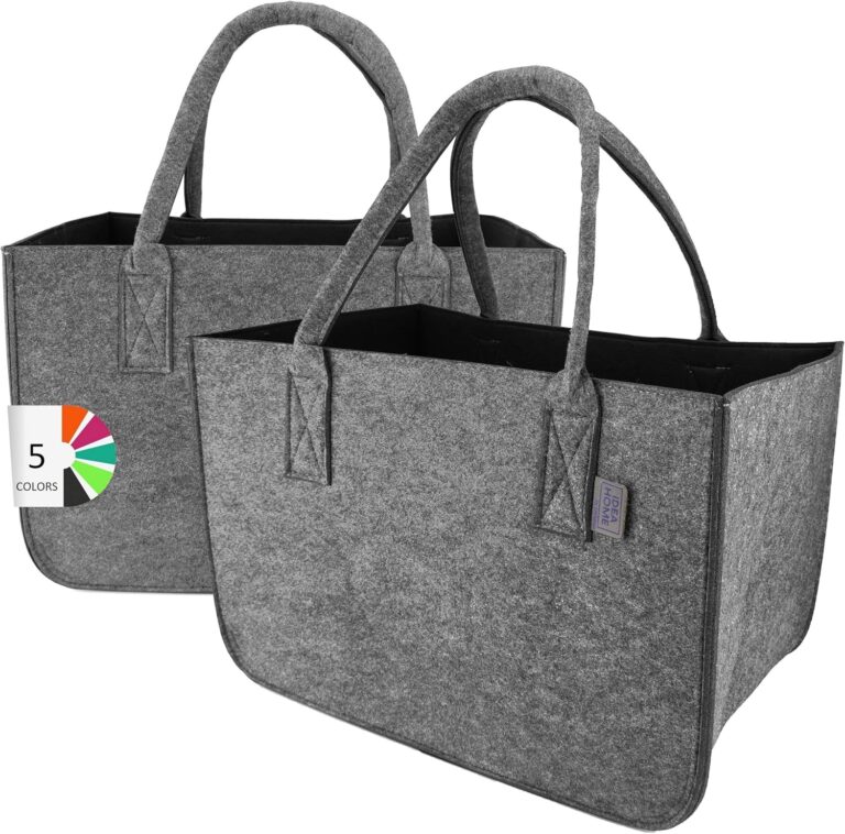 Les Meilleurs Sacs en Feutre : 2 en 1 pour Courses et Déco !