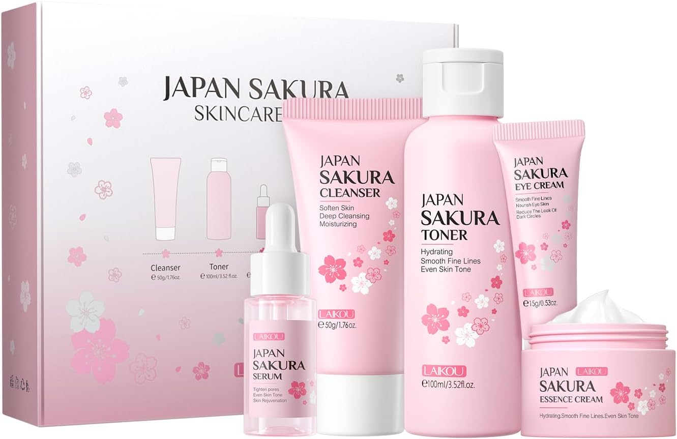 Les Meilleurs Soins de la Peau : Découvrez le Coffret LAIKOU Sakura !